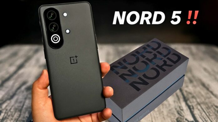 OnePlus Nord 5 – premium smartphone with advanced features, powerful performance, price, reviews, comparison, and specifications
