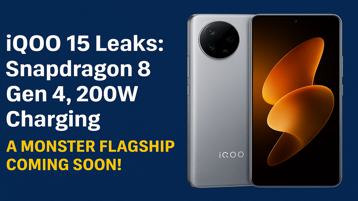 iQOO 15 Leaks: Specs, Price, Features & Expected Launch Date