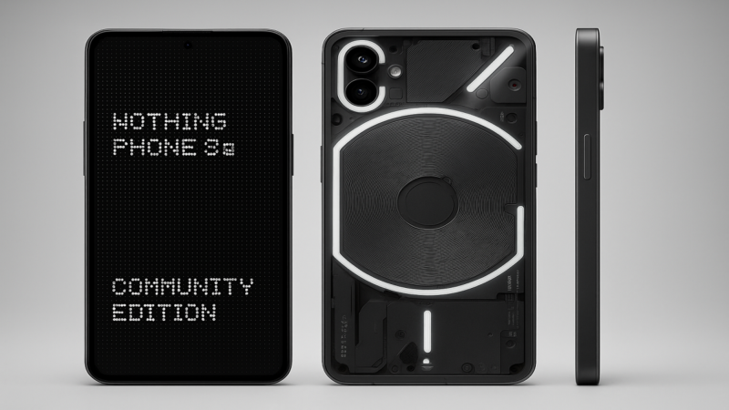 Nothing Announces Phone 3a Community Edition News