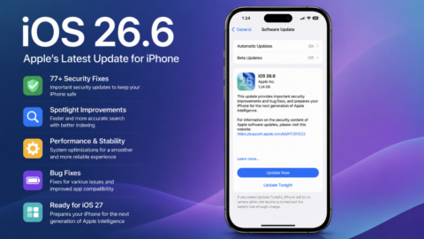 iOS 26.6 Update: 77+ Security Fixes, Performance, Battery Life & Everything New