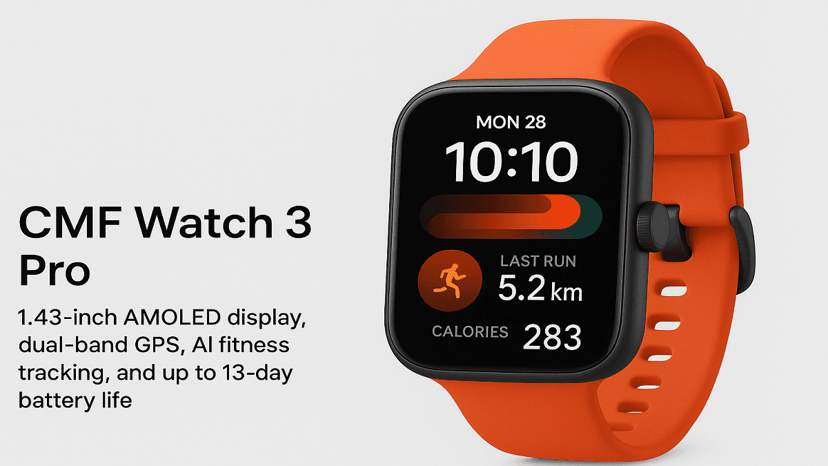 CMF Watch 3 Pro launched Here Details