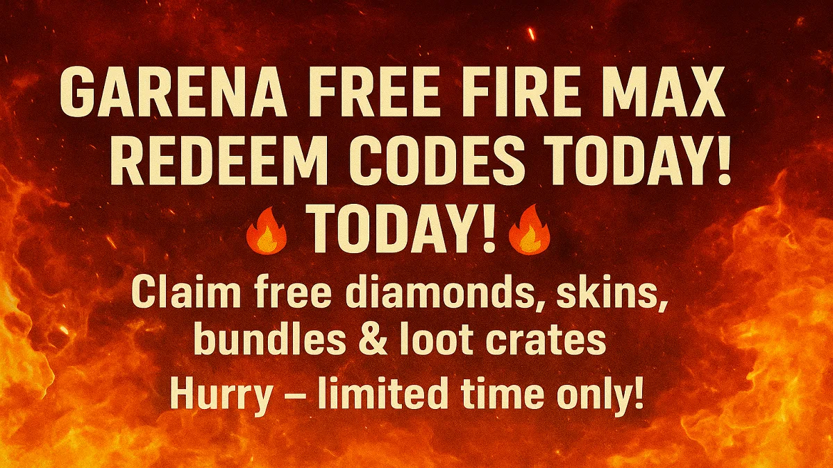 Garena Free Fire MAX Redeem Codes Today