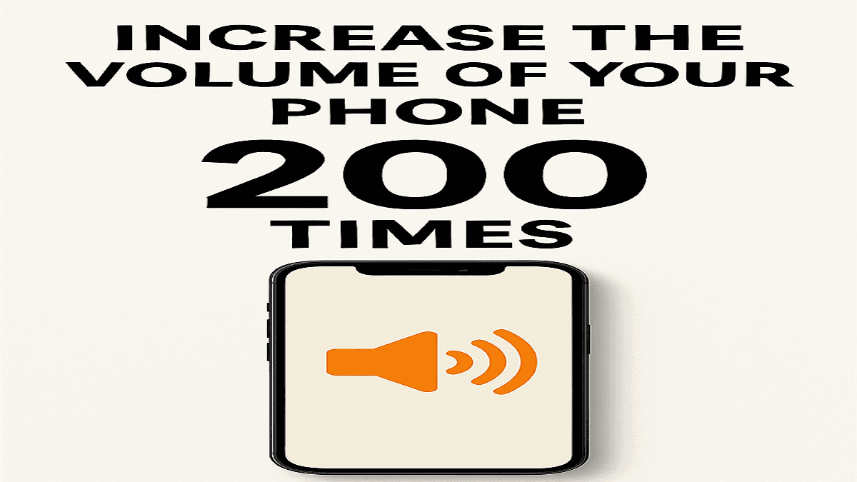 Increase the volume