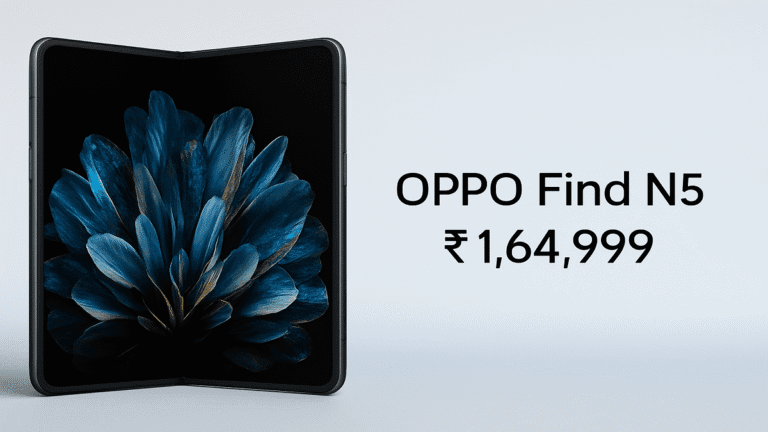 OPPO Find N5 – Ultra-Slim Foldable Flagship at ₹1,64,999