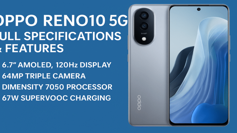 Oppo Reno 10 5G full specifications, price, best offers, and FAQs