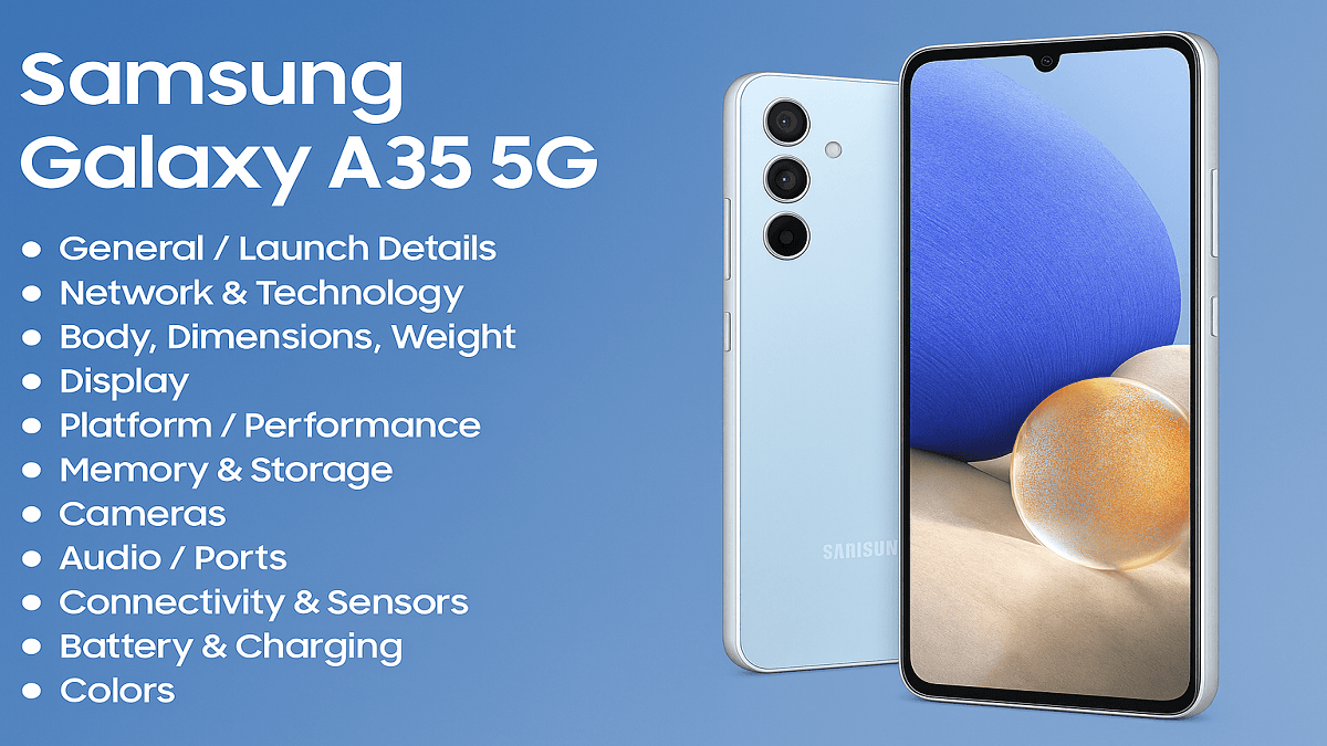 Phone Review 20 Samsung Galaxy A35 5G